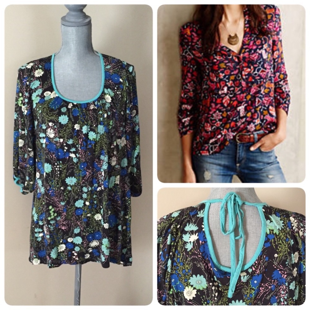 Anthropologie by RicRac floral top, L
